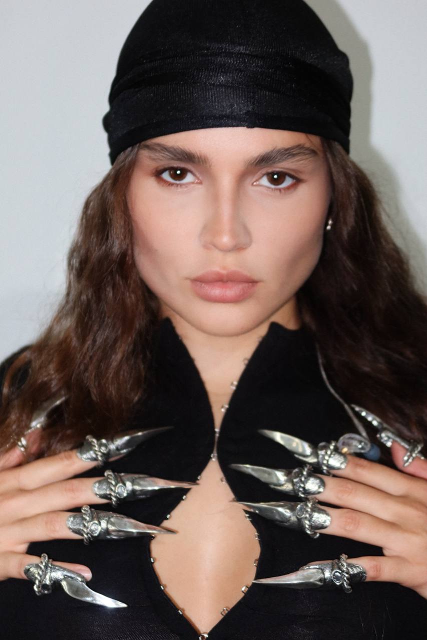 A revealing shot her lips promising fulfillment